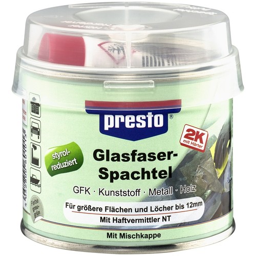 Presto glasfaserspachtel - presto, 2k