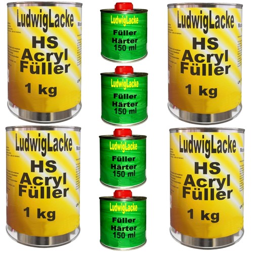 Set acryl füller - , weiss