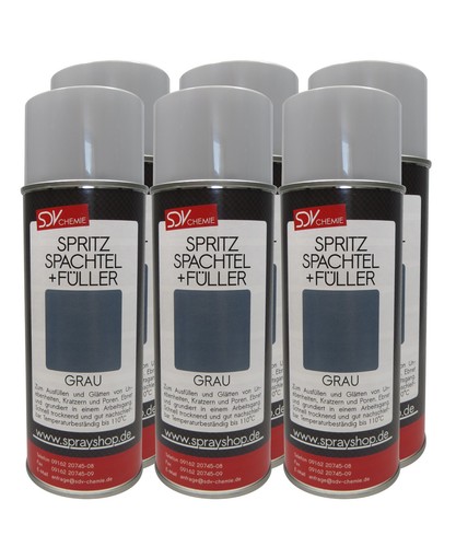 Spritzspachtel füller - 6x,